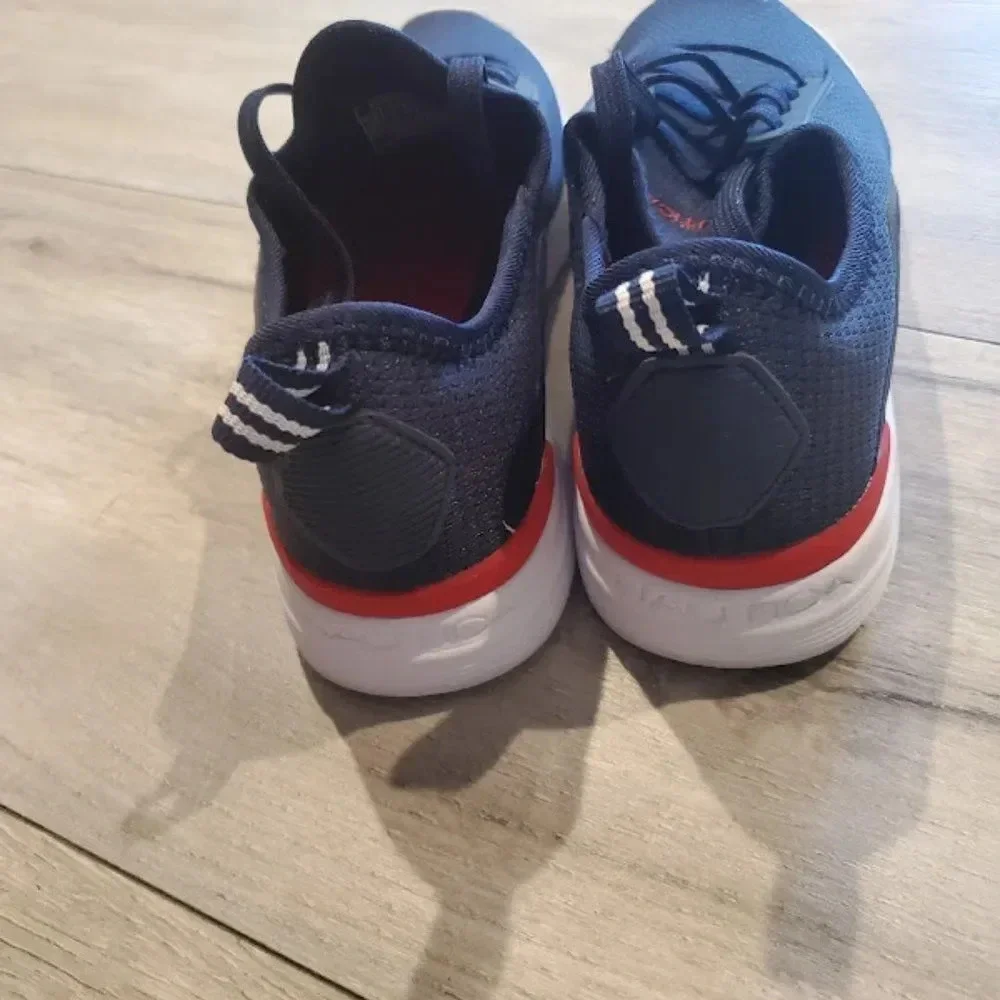Nautica boys Blue Lace Up Pull On Comfort Sneaker Size 3